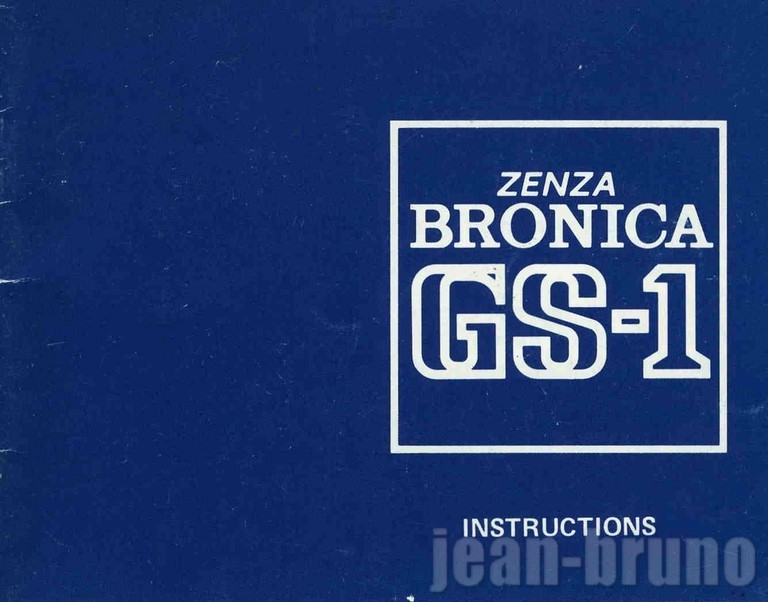 notice Bronica GS1